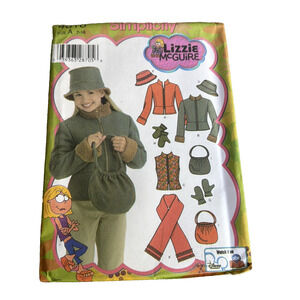 Simplicity 4818 Disney Lizzie McGuire girls pattern Jacket size A 7-16 Sewing